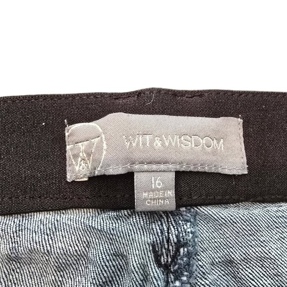 Wit & Wisdom High Rise Straight Leg Jeans Sz 16 - Picture 6 of 8